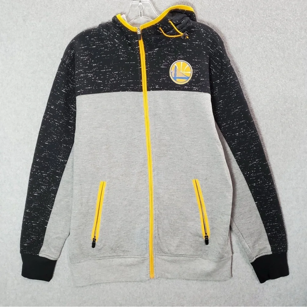 Men's NBA Golden State Warriors Hoodie Jacket XL - Picture 1 of 4
